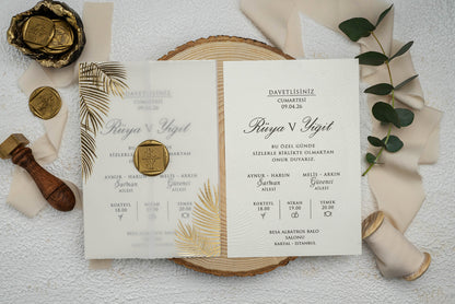 Sealed Tracing Invitation Card