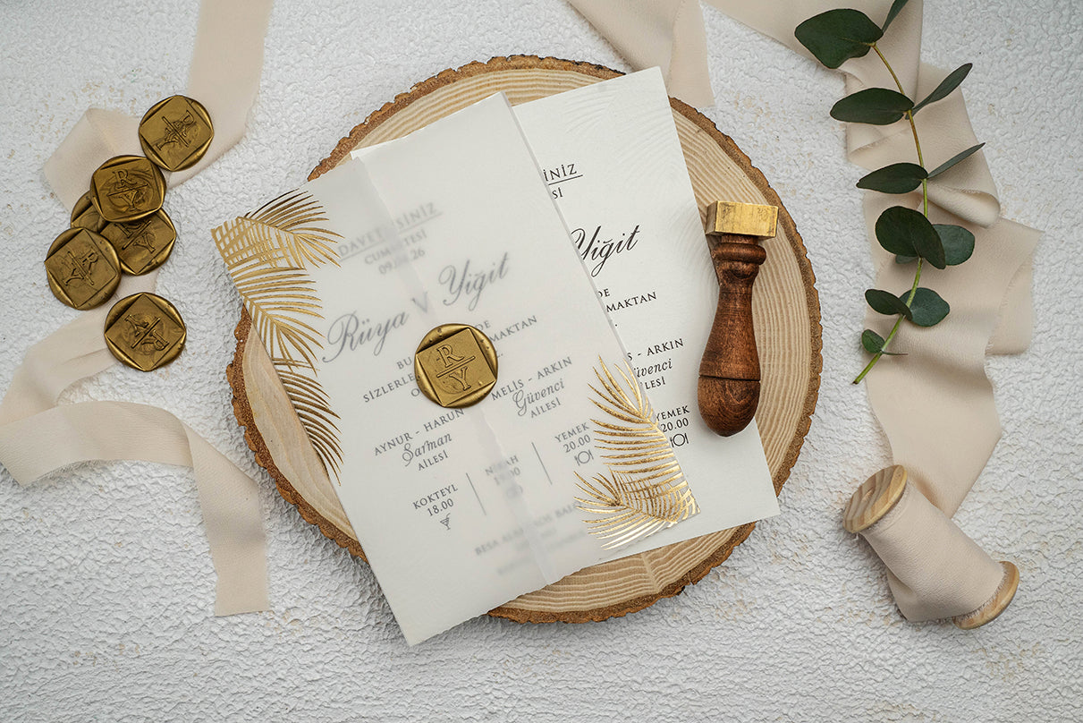 Sealed Tracing Invitation Card