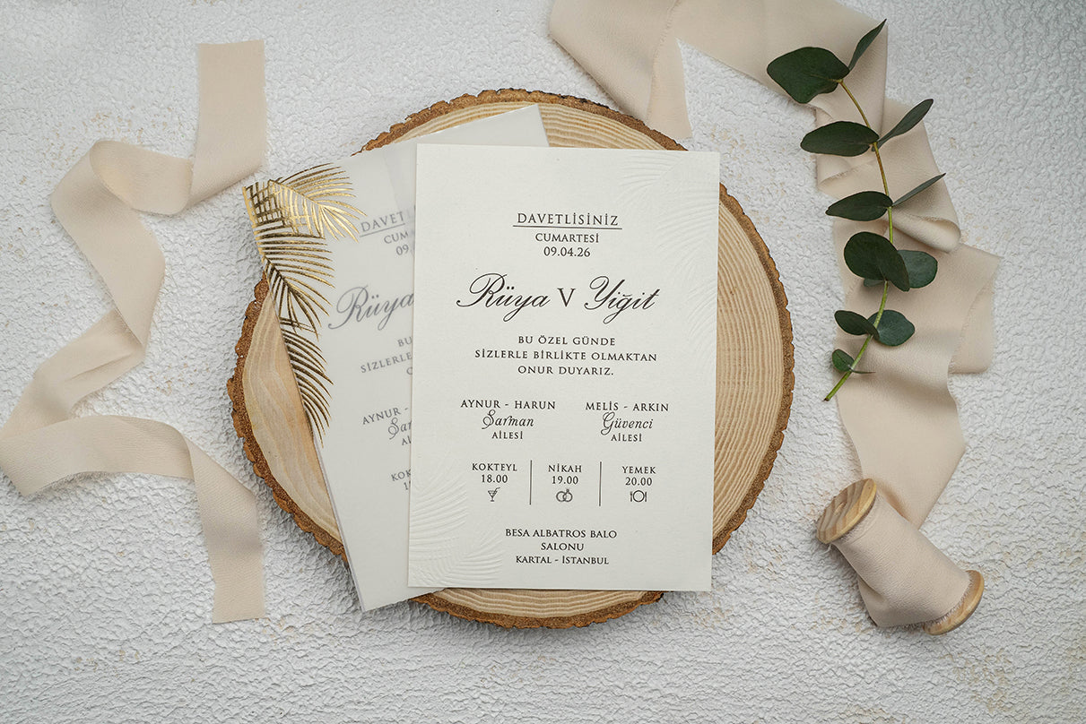 Sealed Tracing Invitation Card