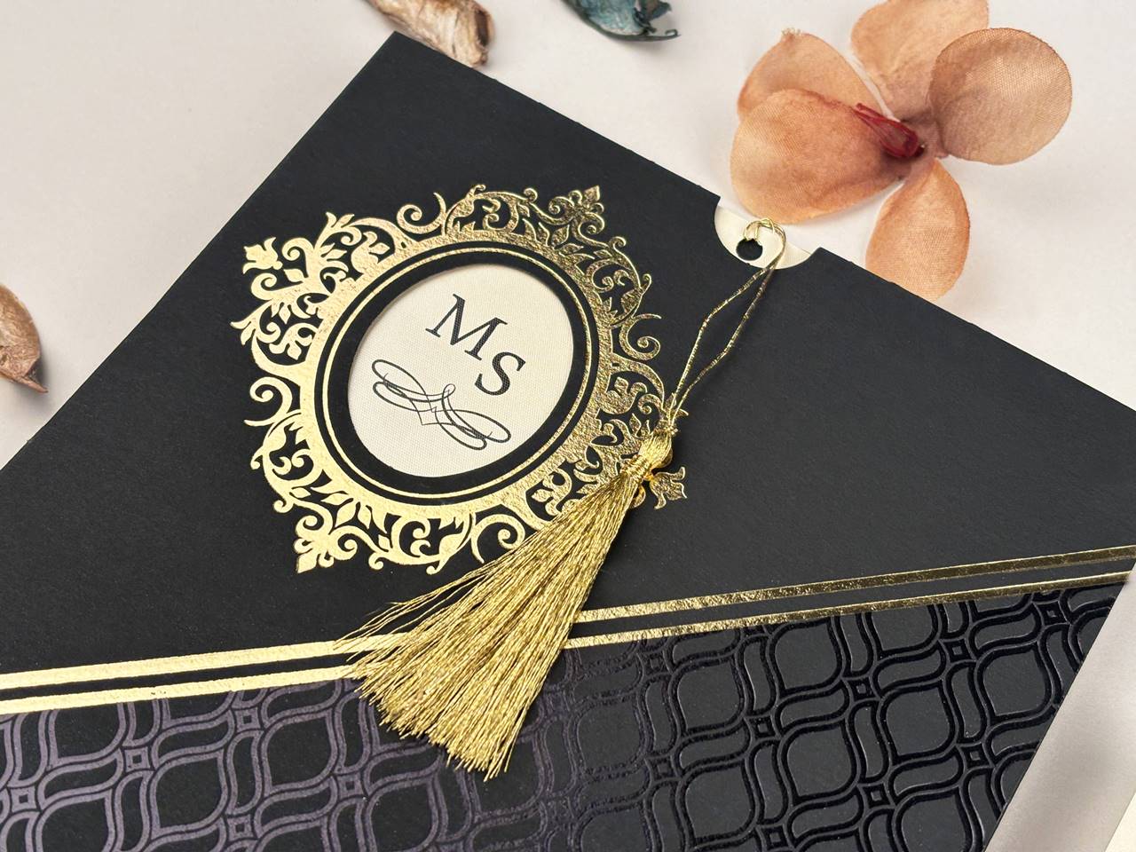 Special Wedding Invitation with Tassels