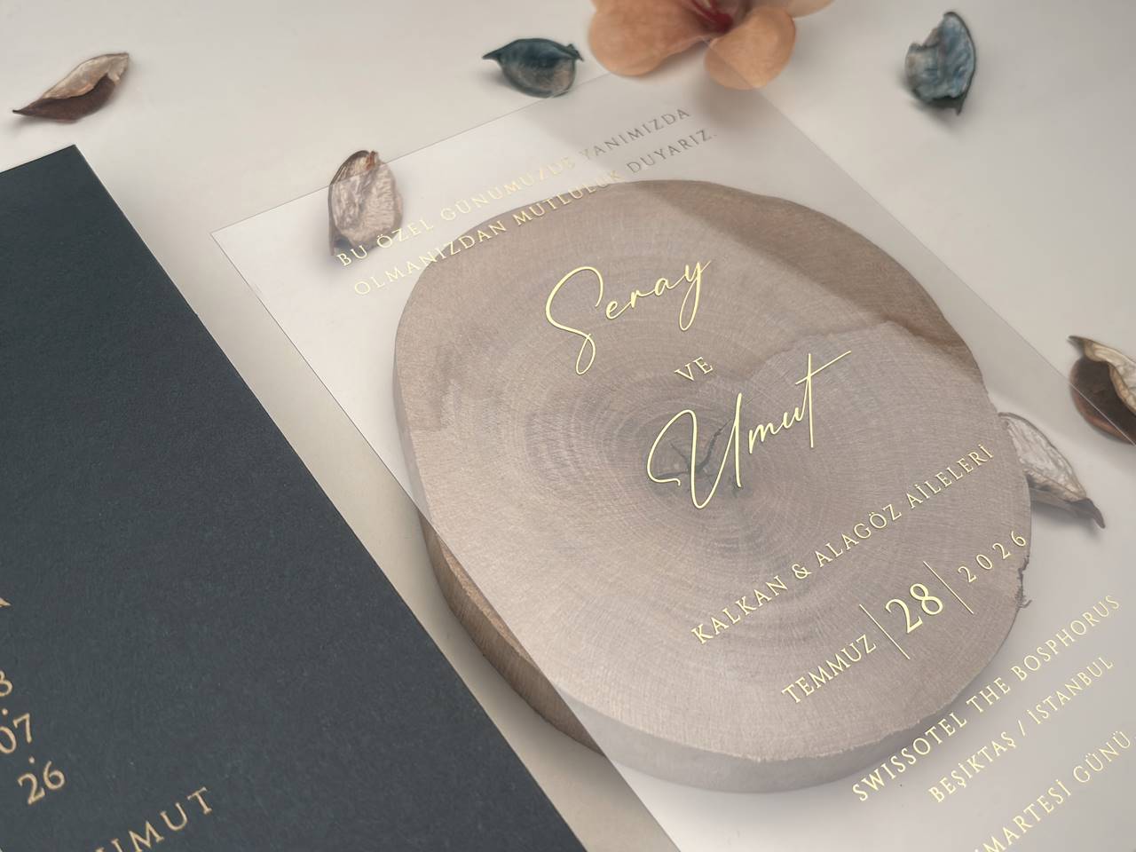 Vertical Envelope Transparent Invitation