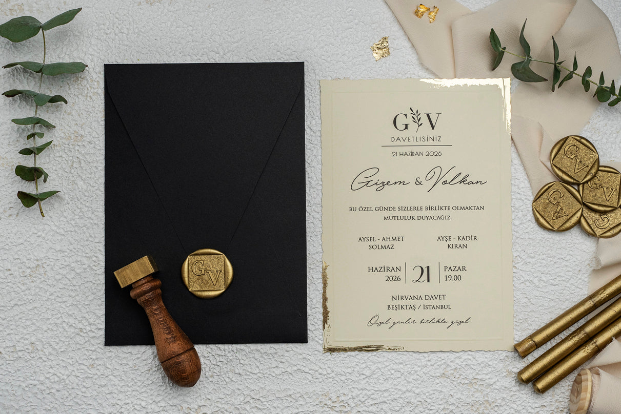 Special Envelope Wedding Card