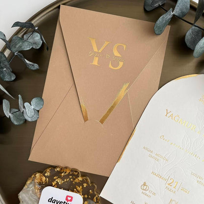 Arched Invitation - Brown Sets