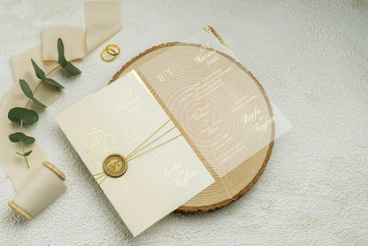 Wax Sealed Acrylic Invitation